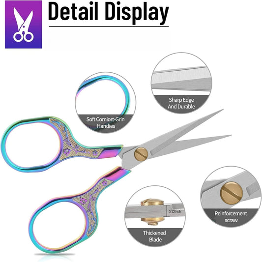 5-inch Pointed Stainless Steel Scissors