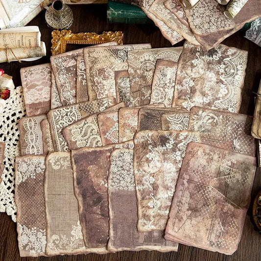 50 pcs Vintage material paper Decorative Diary Album
