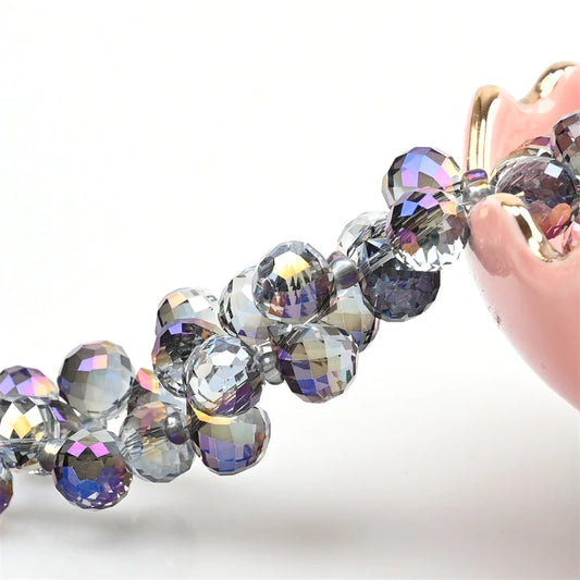 10*8mm Czech Crystal Waterdrop Beads Shiny Faceted Glass Strawberry Beads