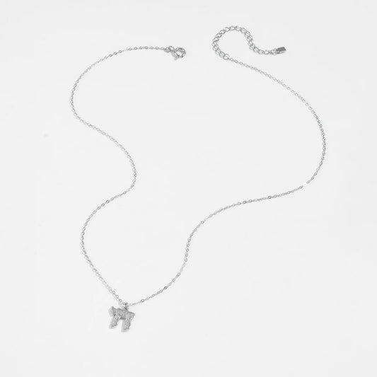 Judaica CHAI Charm 925 Sterling Silver or Gold Zircon Necklace