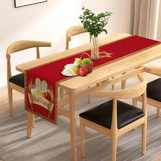 Shavuot Linen Table Runners