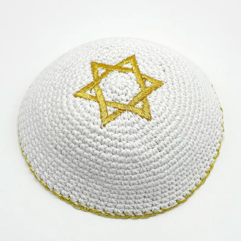 Jewish Kippot Hand Made Prayer Hat 16-18cm