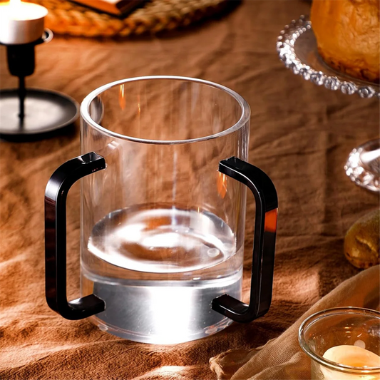 Acrylic Hand Washing Cup with Dual Handles
