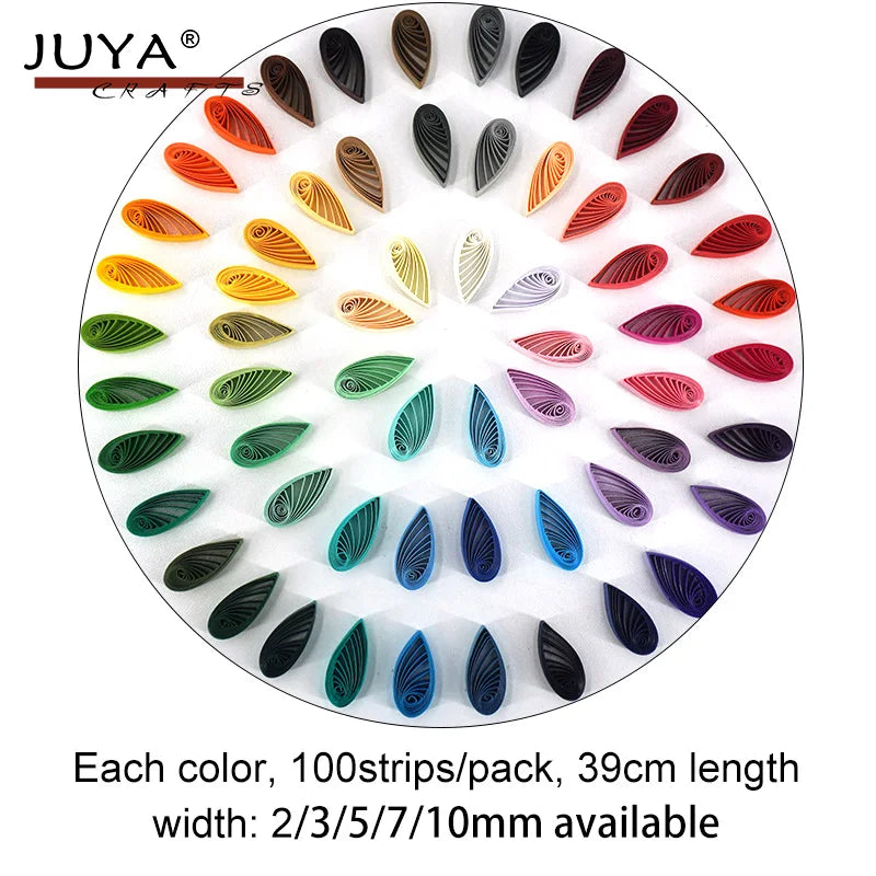 390mm Length 60 Single Colors Paper Quilling