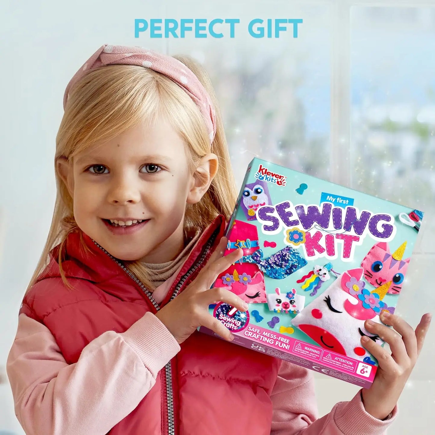 7 Sewing Projects My First Kids Sewing Kit-Unicorn and Mermaid