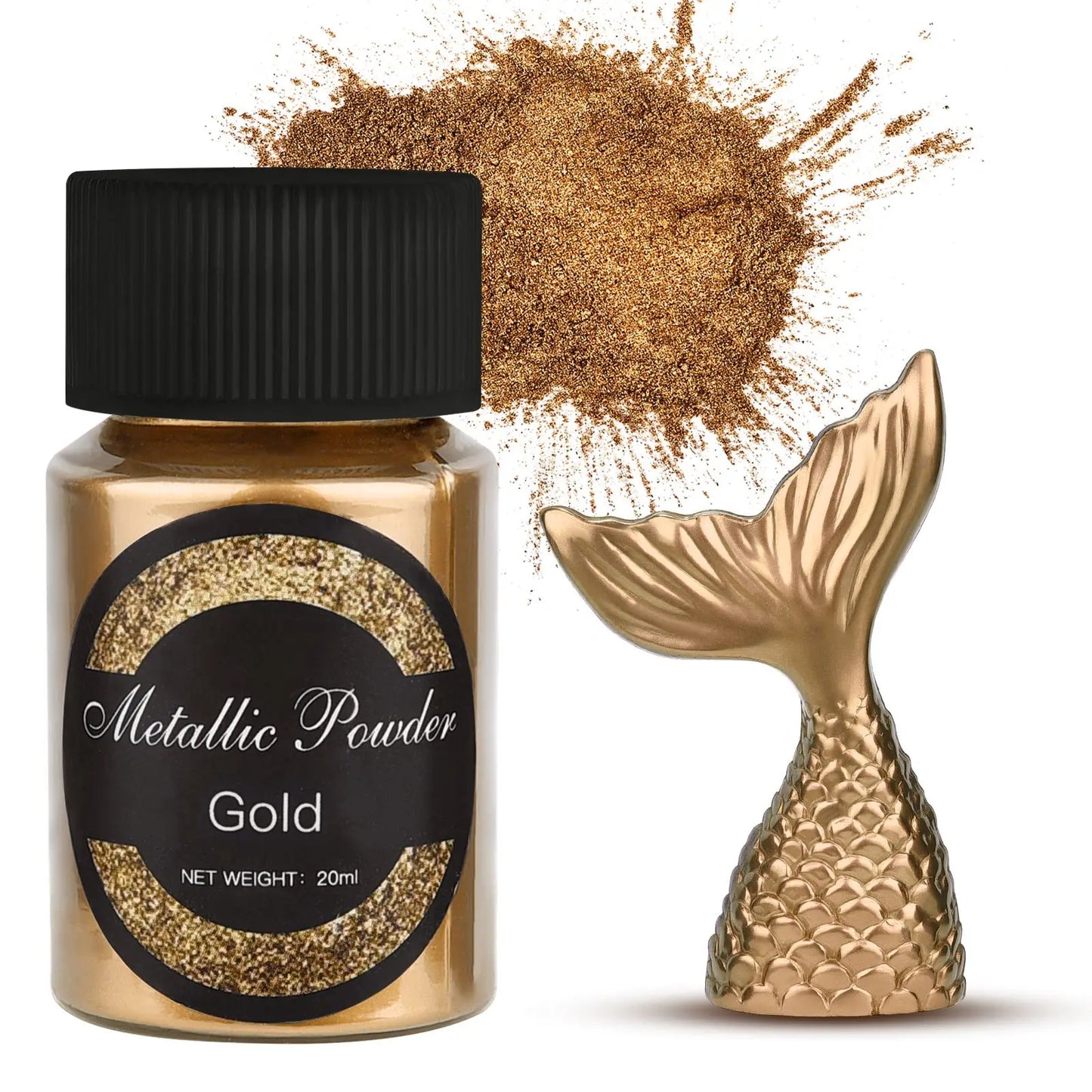 6 Color Metallic Gold Silver Pigment Pearlescent Colorant Pearl Pigment Dye UV Resin Epoxy Color