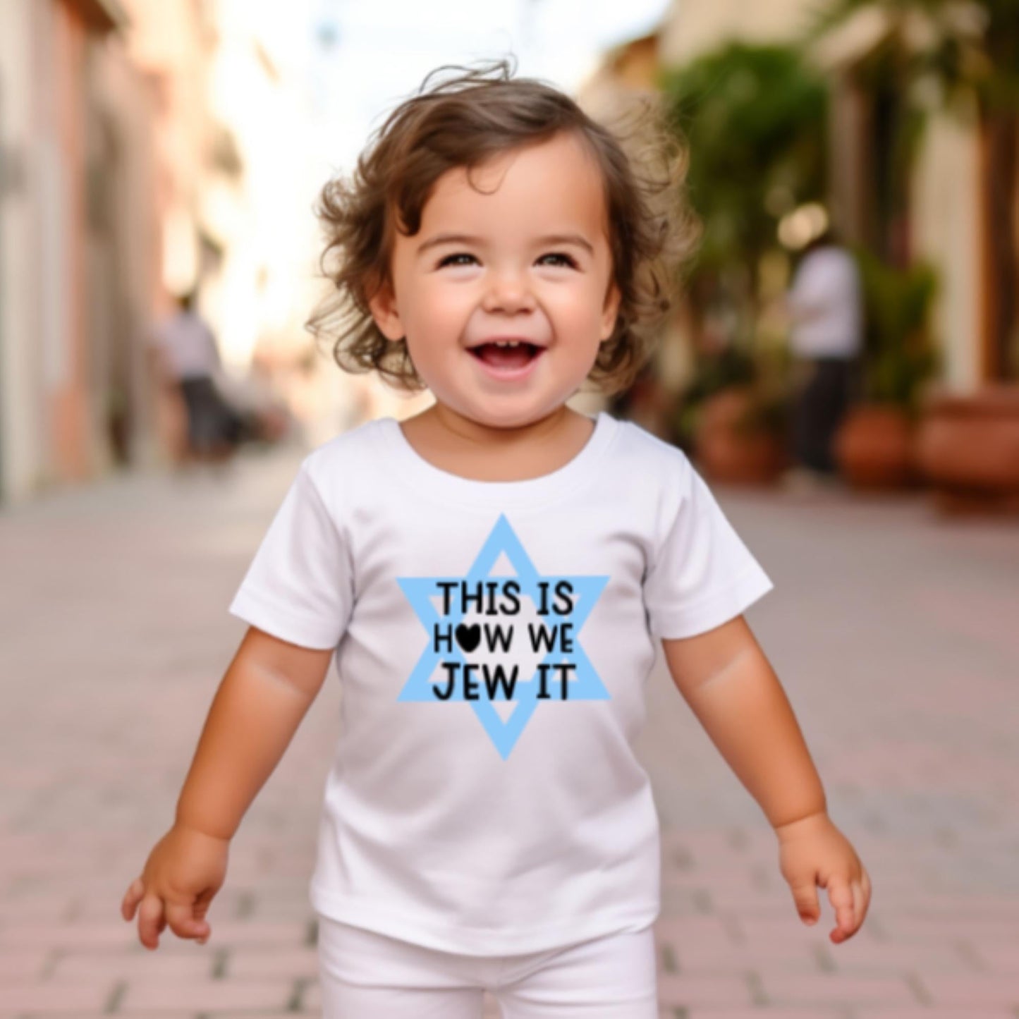 This Is How We Jew It Funny Jewish Toddler Tee Shirt