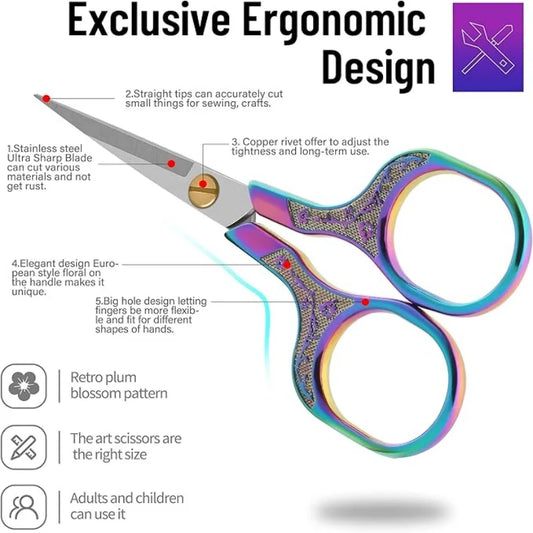5-inch Pointed Stainless Steel Scissors