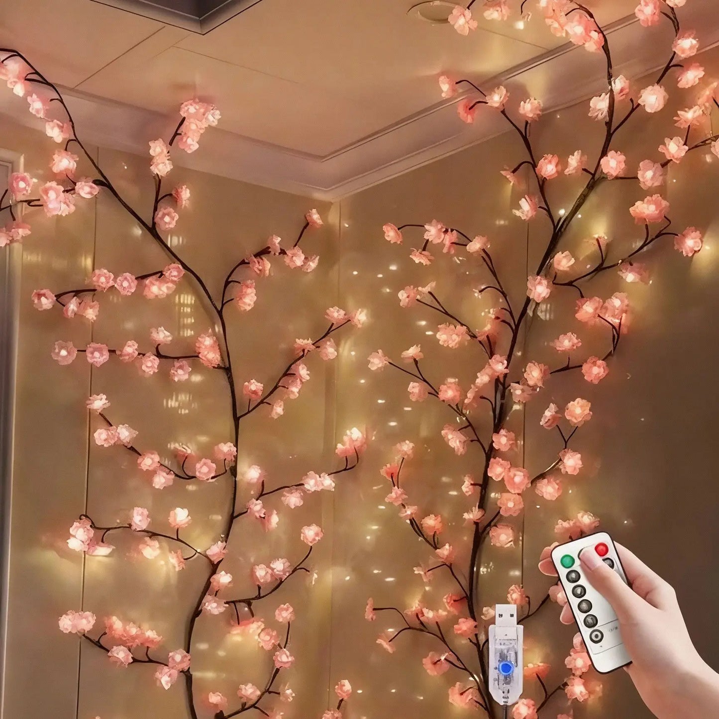 96LED cherry blossom tree light