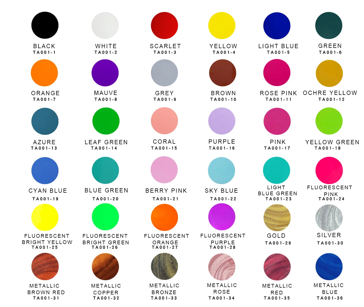 36-Color Pre-Mixed Acrylic Pouring Paint with Magic Medium & Varnish Water-Based High Flow Arts Supply 100ML/Bottle