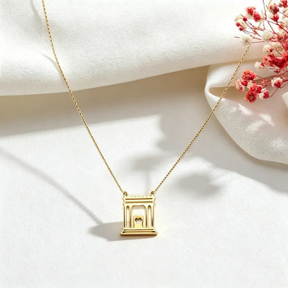 Holy Temple Charm Jewish Tradition symbol Pendant Beit HaMikdash Necklace House of Prayer Jerusalem Temple Judaica Gift