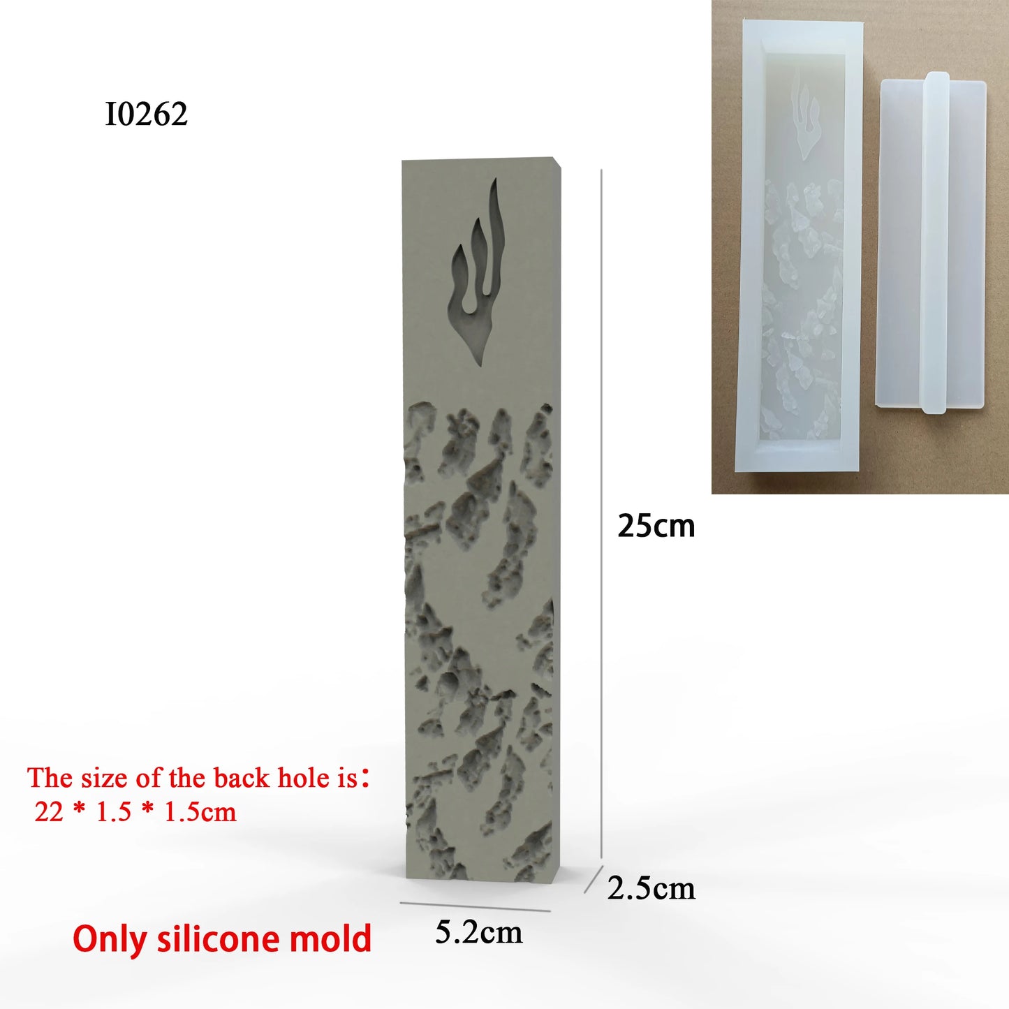 Reusable Silicone Mold for Mezuzah
