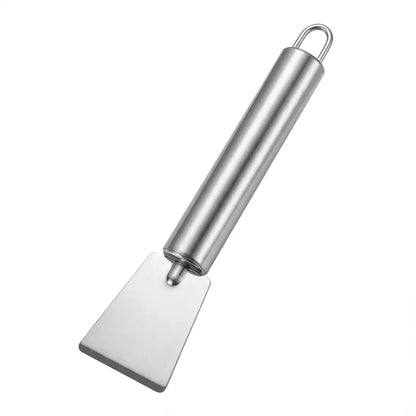 Easy to Clean Kitchen Cleaning Scraper Stainless Steel for Pot Bottom, Stove ,Tile Grill, Stubborn Stains