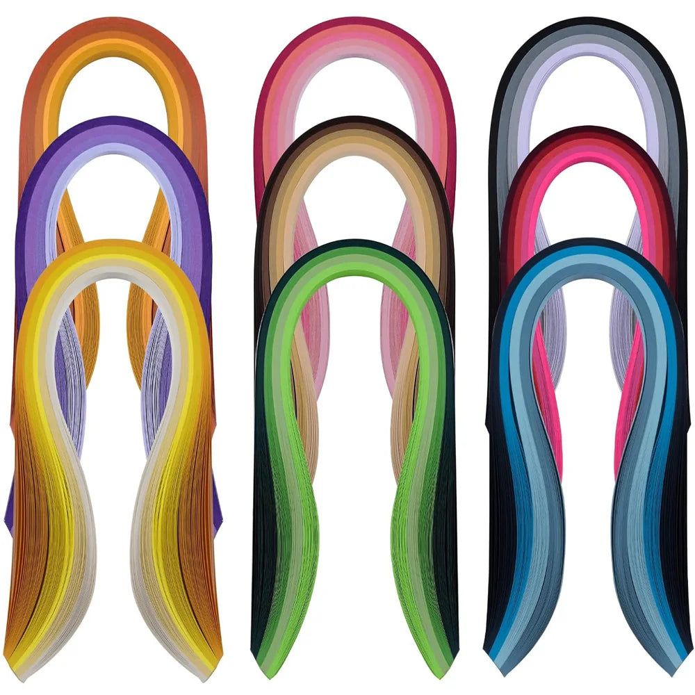 Mixed Color Quilling Paper Set