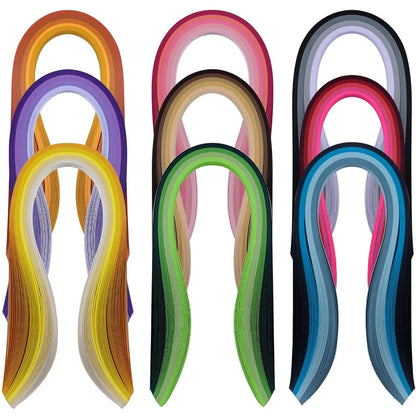 Mixed Color Quilling Paper Set