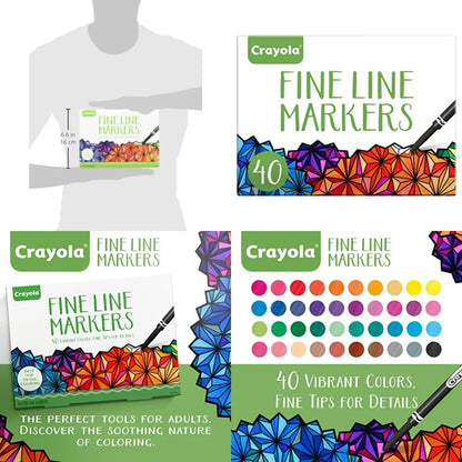 40ct Fine Line Marker Set