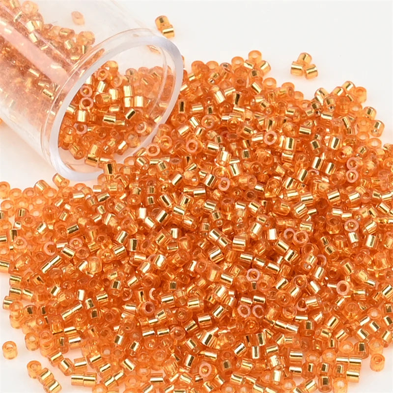 2000pcs Japan Glass Silver Lined Beads 11/0 Uniform Glass Seedbeads