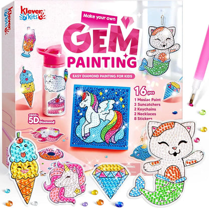 16 Projects  Diamond Gem Painting Kit