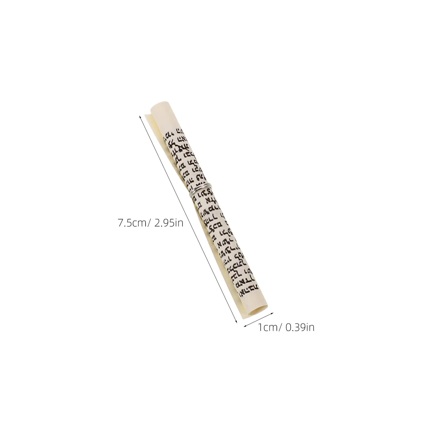 15Pcs Jewish Kosher Mezuzah with Hebrew Blessing on Parchment Scrolls