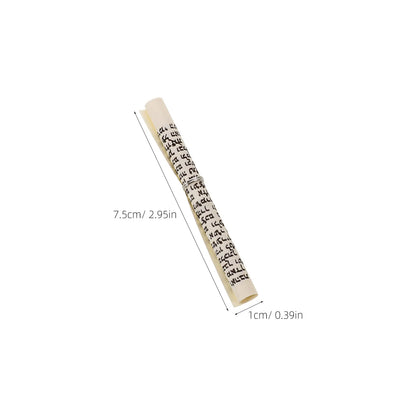 15Pcs Jewish Kosher Mezuzah with Hebrew Blessing on Parchment Scrolls