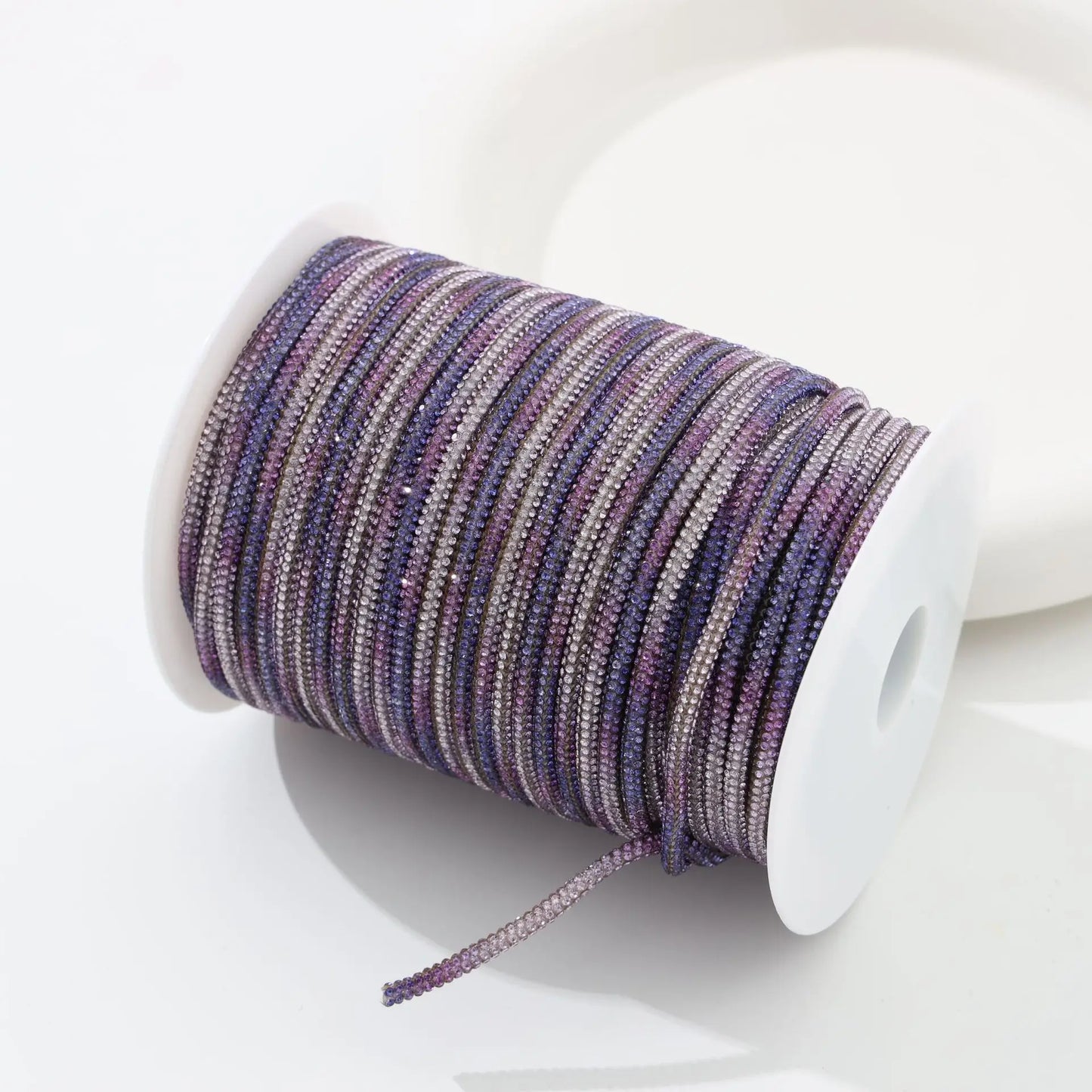 10yards 4mm Crystal Rhinestone Cord Trim Glass Diamond Rope