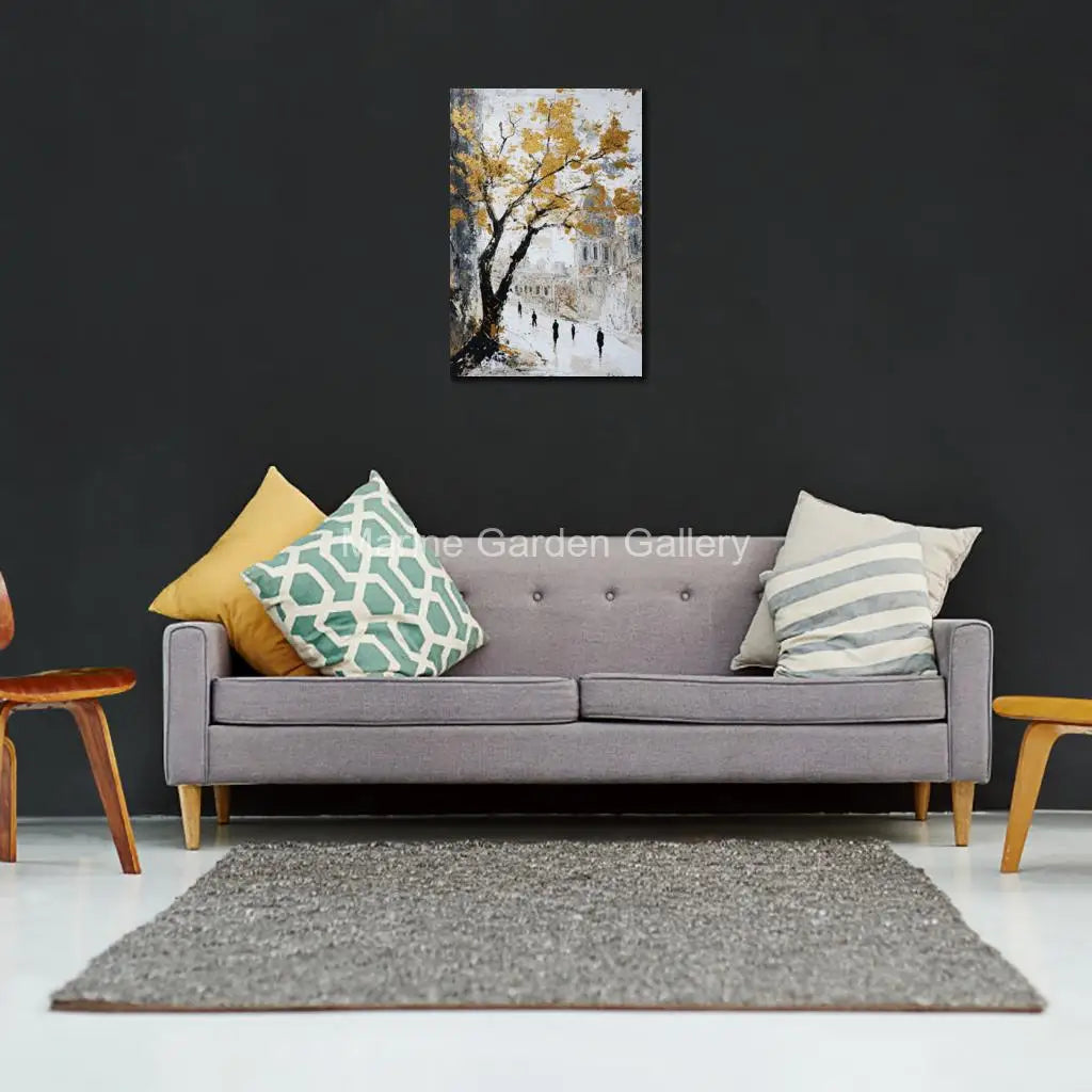Abstract  Handmade Jerusalem Canvas Judaica  Artwork Oil Paintings