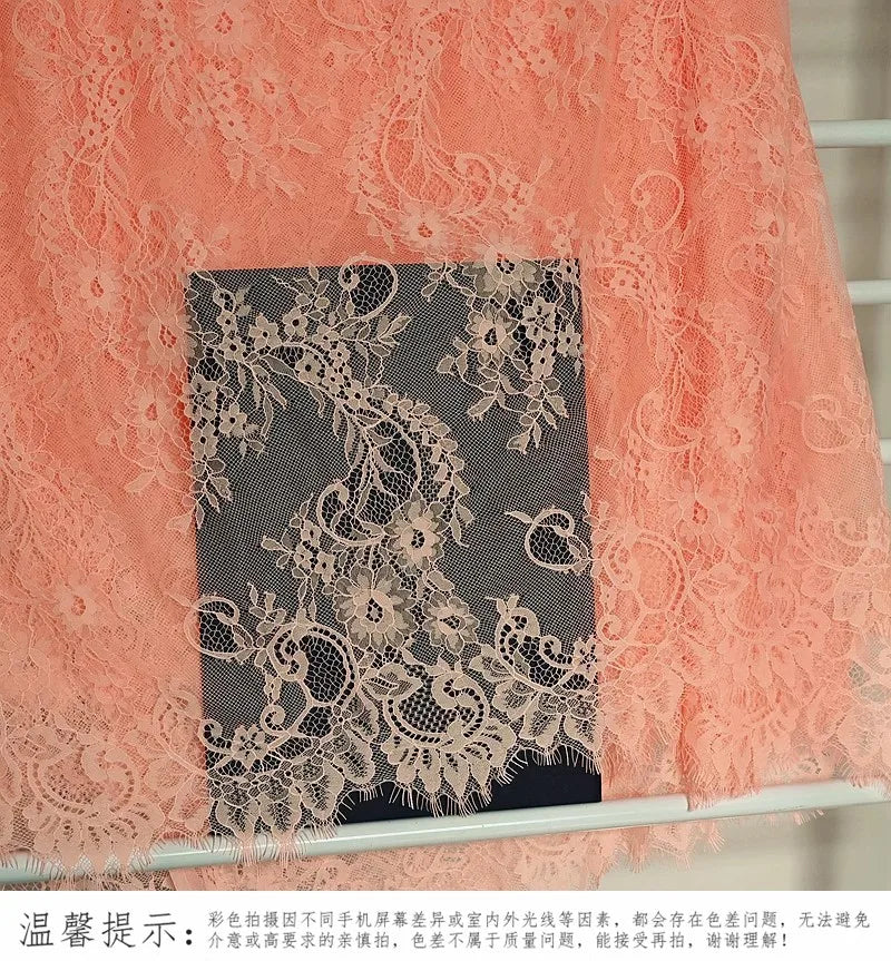 150cm Width 3Meters/lot Off White French Chantilly Lace Fabric