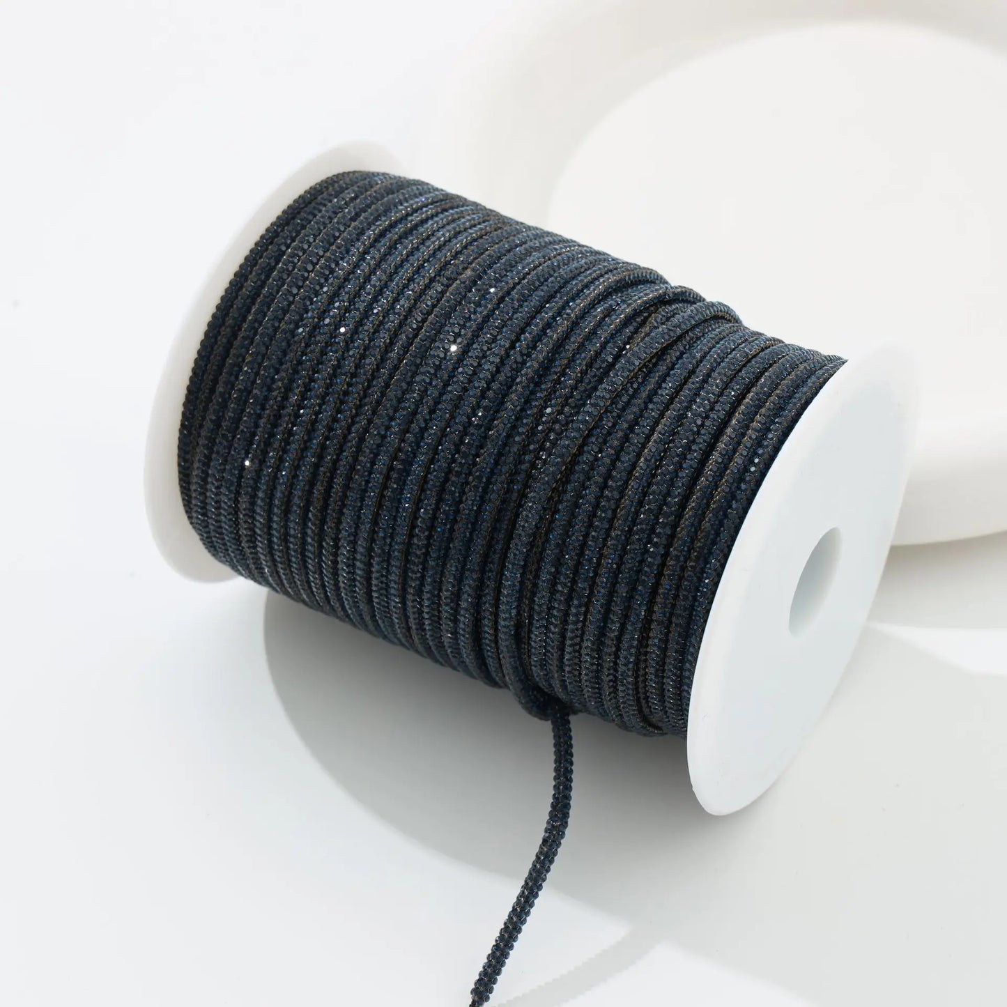 10yards 4mm Crystal Rhinestone Cord Trim Glass Diamond Rope