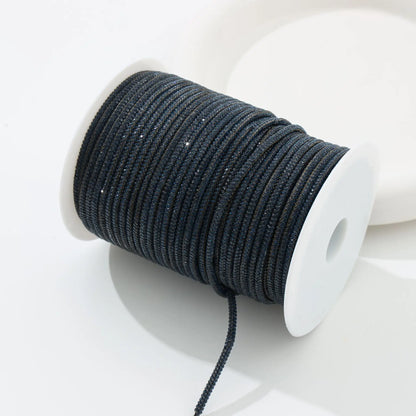 10yards 4mm Crystal Rhinestone Cord Trim Glass Diamond Rope