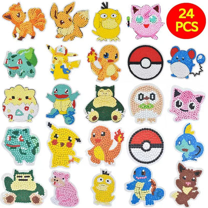 5D Diamond Painting Cartoon Pikachu Pokémon