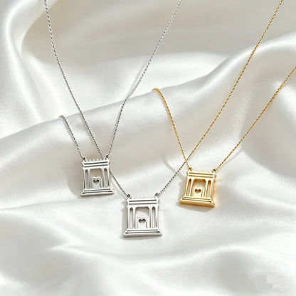 Holy Temple Charm Jewish Tradition symbol Pendant Beit HaMikdash Necklace House of Prayer Jerusalem Temple Judaica Gift