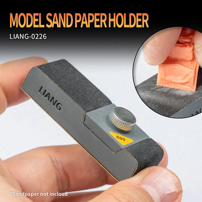 Metal Sandpaper Holder  Grinding Polish Tool Glue-free