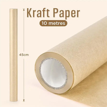 1 Roll 10M 10/30/40/45cm Brown  Paper Roll