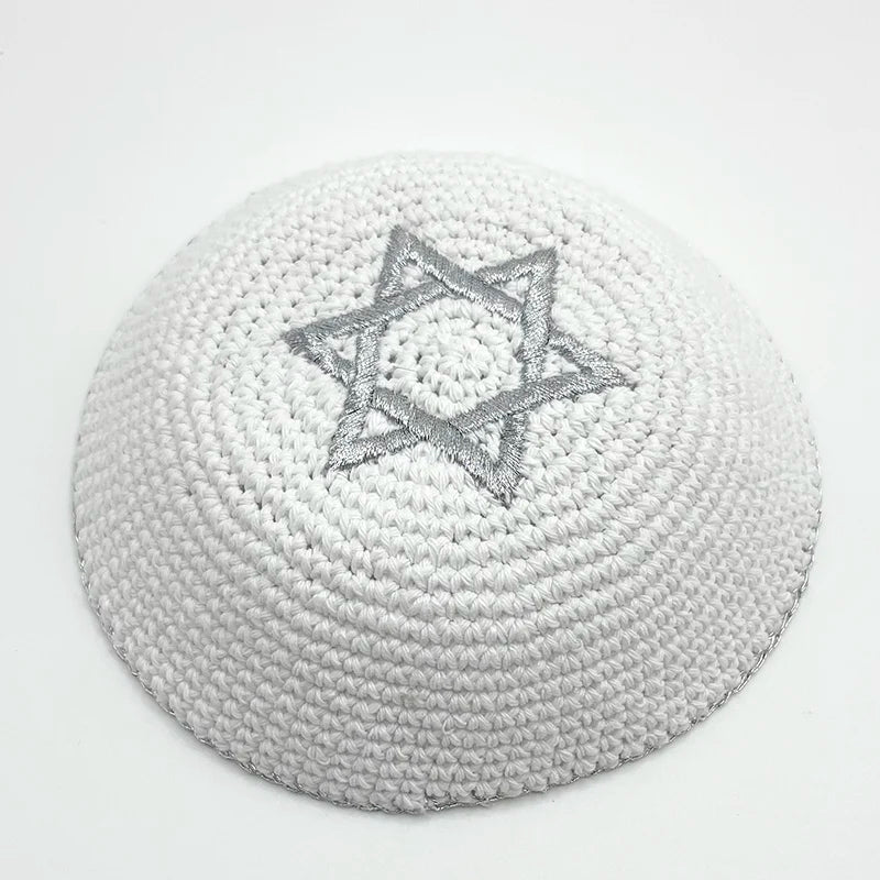 Jewish Kippot Hand Made Prayer Hat 16-18cm