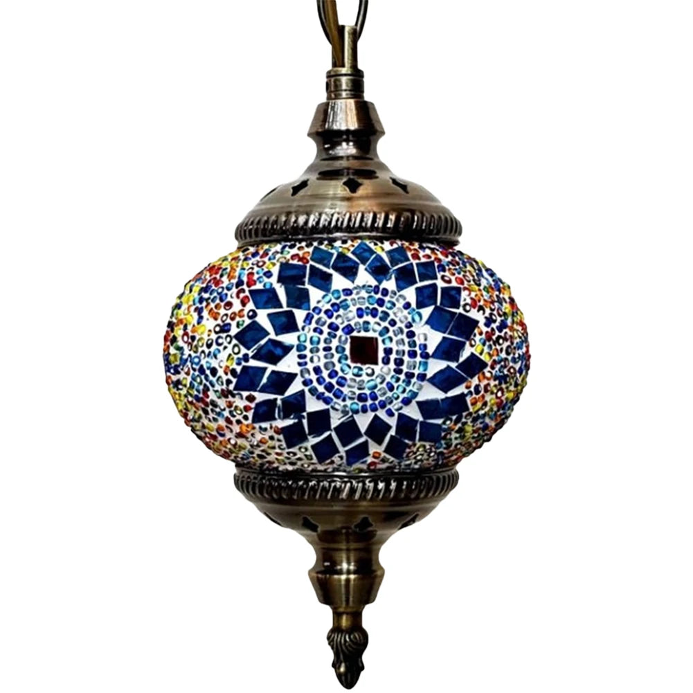 Turkish Moroccan Mosaic Hanging Ceiling Lamp