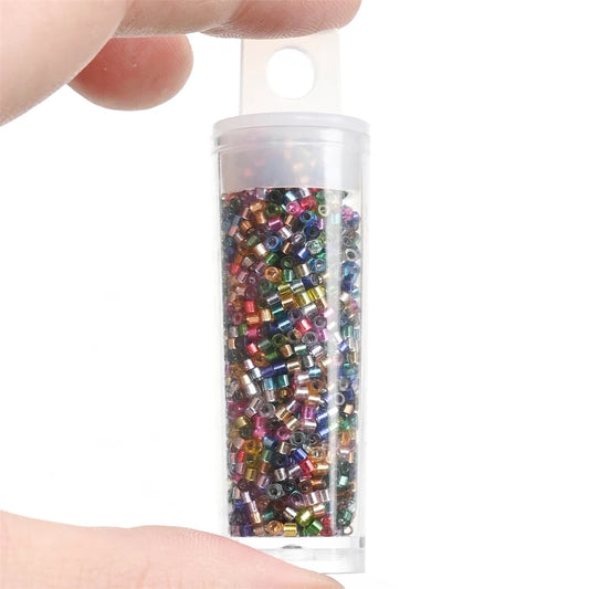 2000pcs Japan Glass Silver Lined Beads 11/0 Uniform Glass Seedbeads