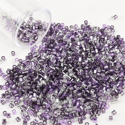 2000pcs Japan Glass Silver Lined Beads 11/0 Uniform Glass Seedbeads