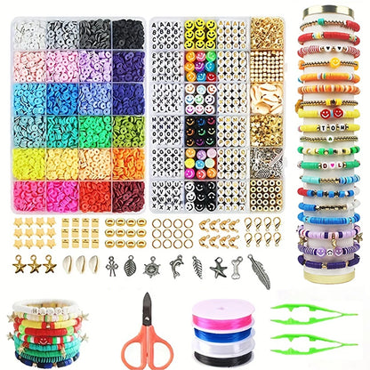 Assorted Polymer Clay Beads Kit