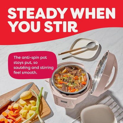 4QT Mini 7-in-1 Multi-Cooker: Pressure Cook, Slow Cook, Sauté, Steam, Rice Maker, Yogurt & Warmer