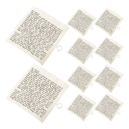 15Pcs Jewish Kosher Mezuzah with Hebrew Blessing on Parchment Scrolls