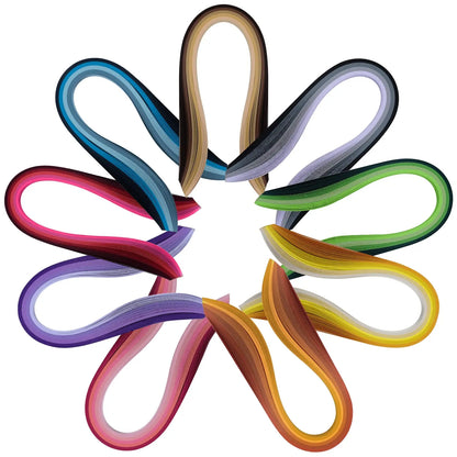 Mixed Color Quilling Paper Set