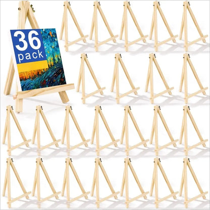 4 packs of 9-inch wooden easels