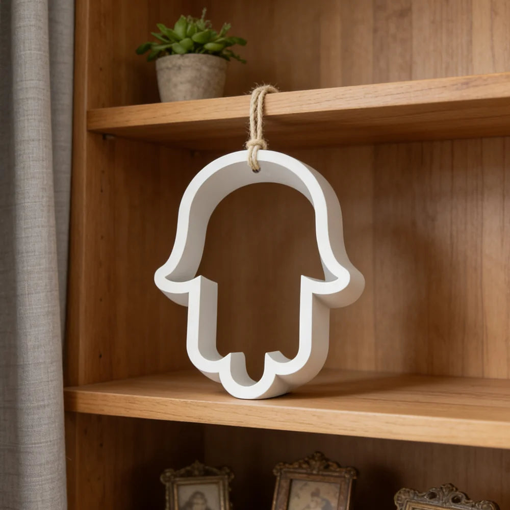 Hebrew Blessing Hamsa Hand Silicone Mold