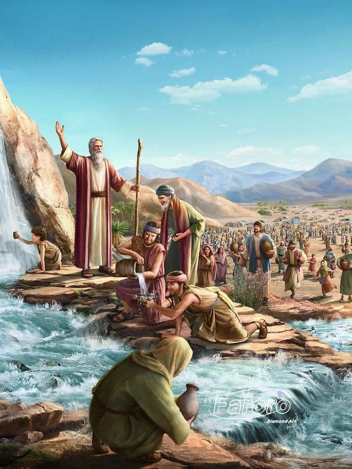 Judaica Moses Diamond Painting Embroidery Cross Stitch Kit