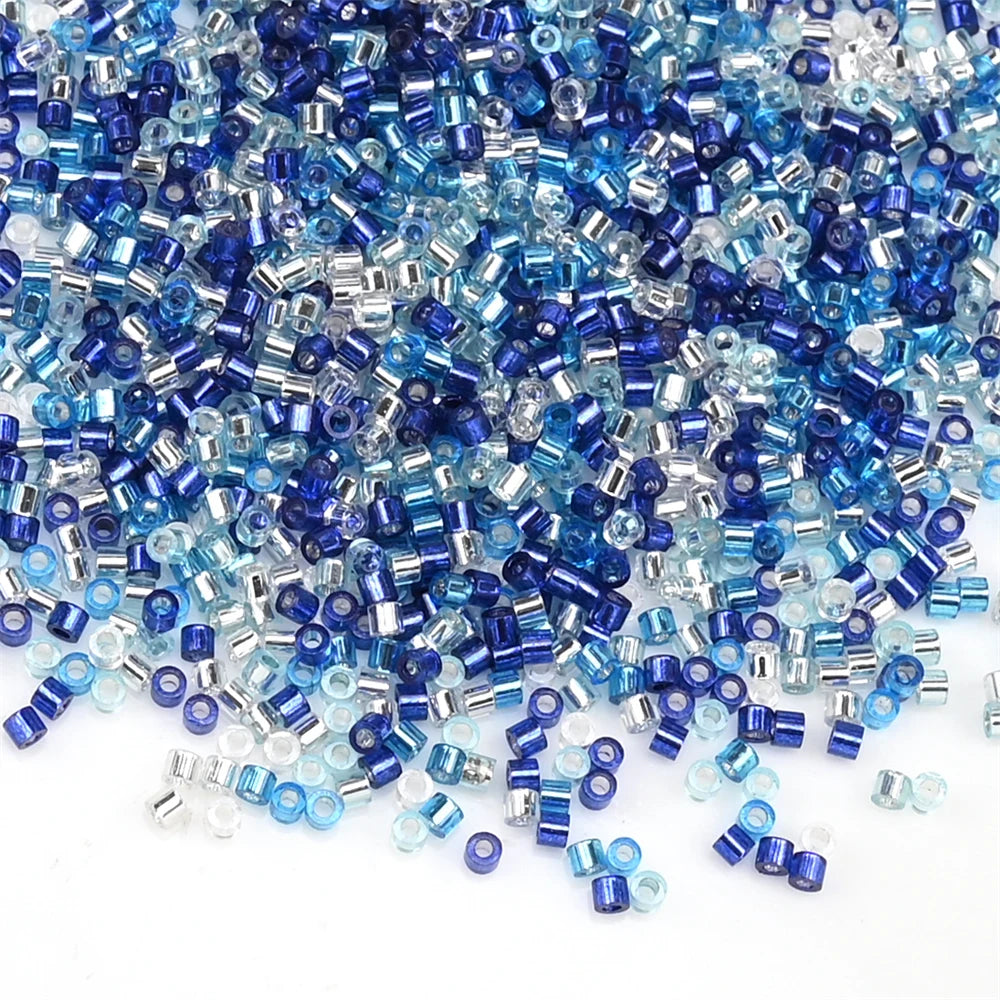 2000pcs Japan Glass Silver Lined Beads 11/0 Uniform Glass Seedbeads