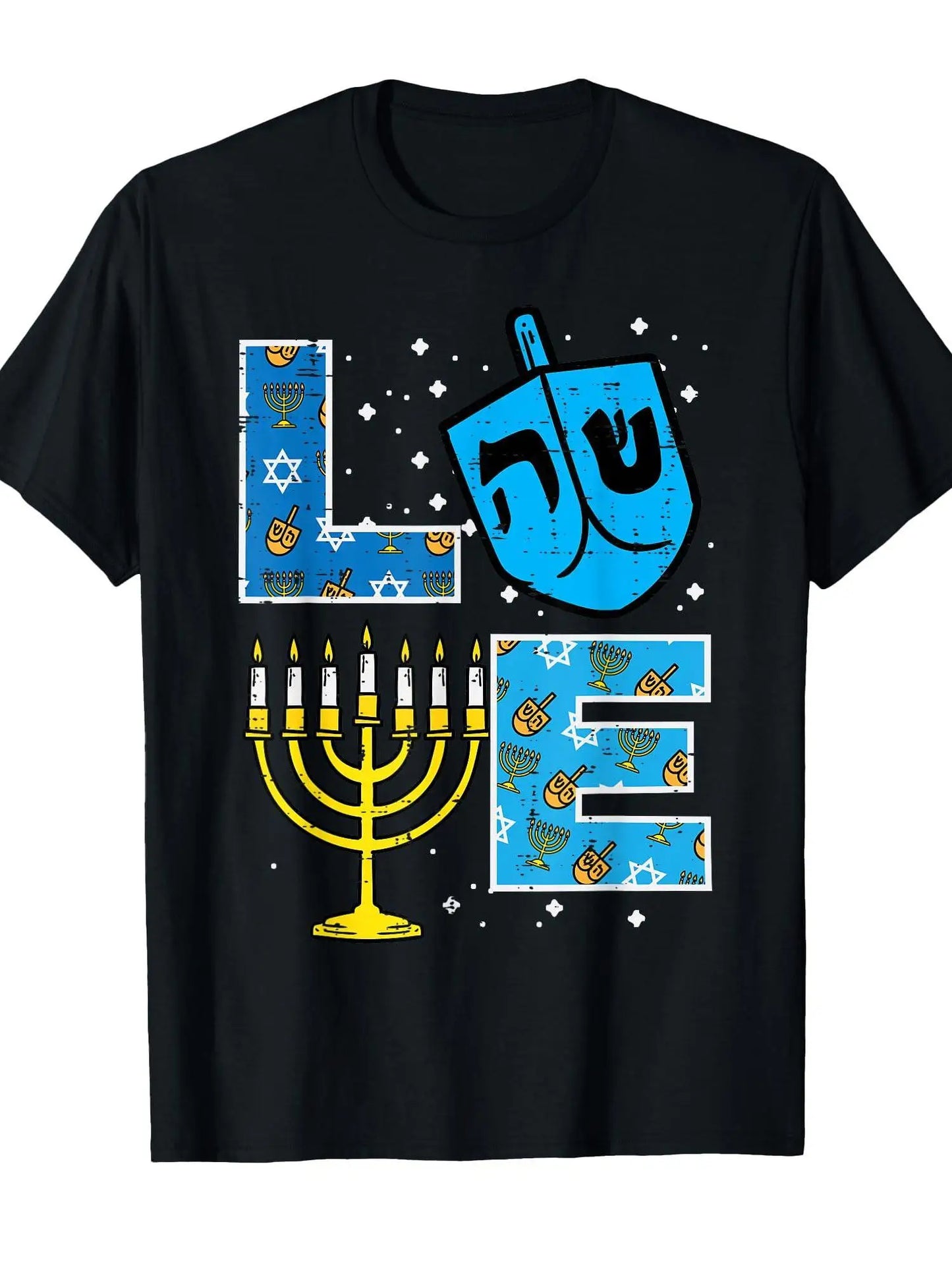 Men's & Women's Hanukkah T-Shirt 100% Cotton