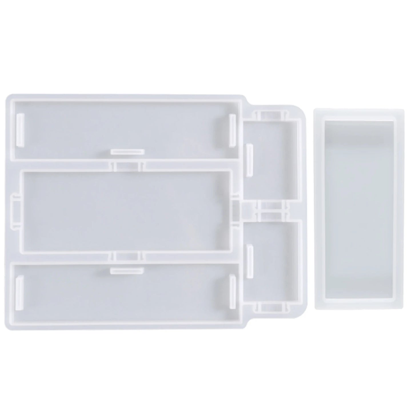 Silicone Resin Rectangular Mold Storage Organizer