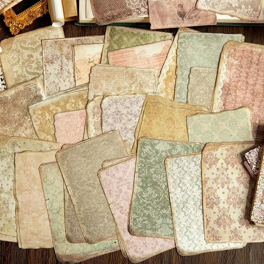 50 pcs Vintage material paper Decorative Diary Album