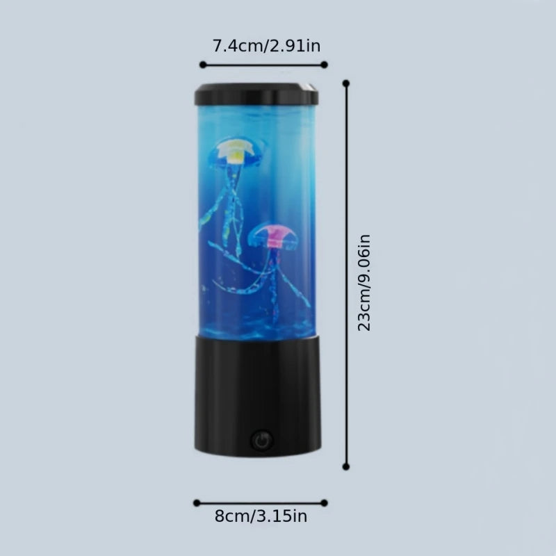 Ocean Night Light with Floating Jellyfish