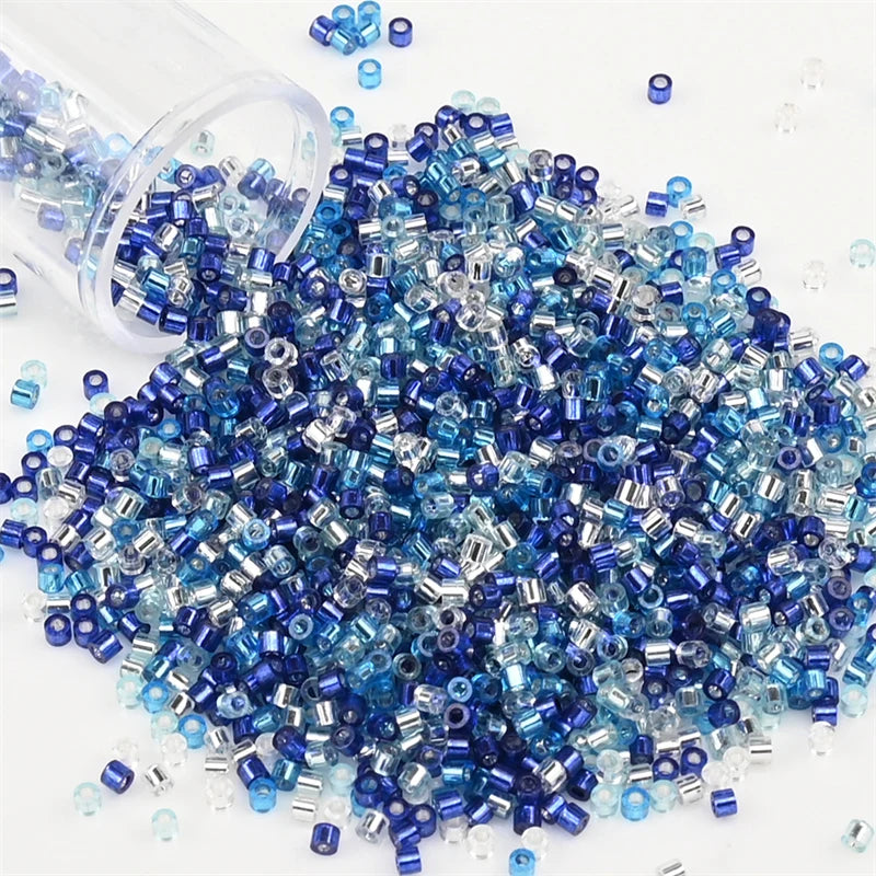 2000pcs Japan Glass Silver Lined Beads 11/0 Uniform Glass Seedbeads